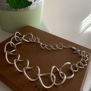 Silpada Silver Loop Necklace